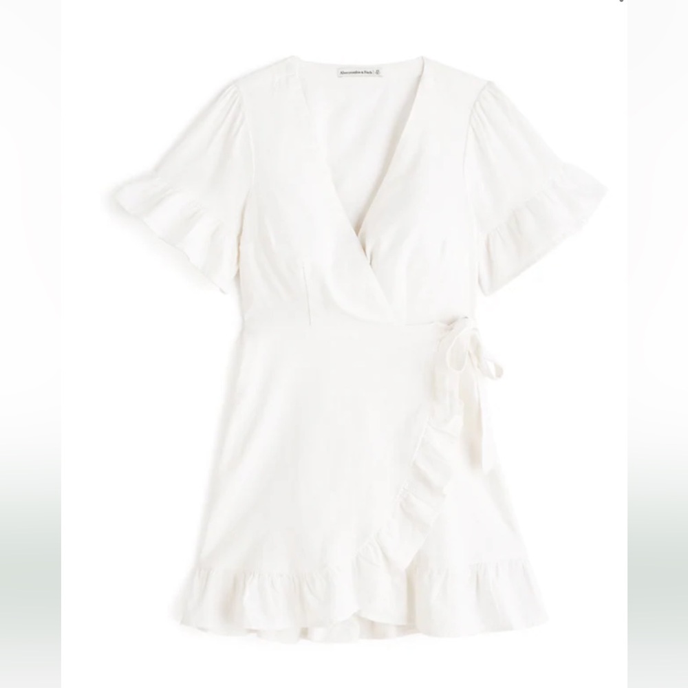 A&F Linen Wrap Dress